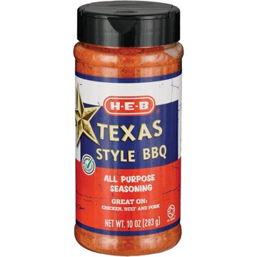 H-E-B Texas Style BBQ All Purpose Seasoning, 10 oz