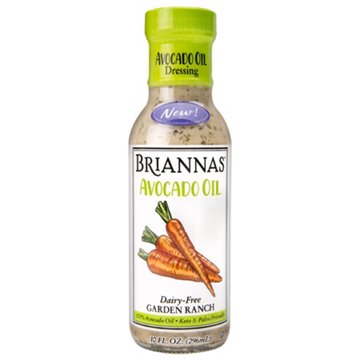 Briannas Avocado Oil Dairy Free Garden Ranch, 10 oz