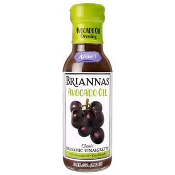 Briannas Avocado Oil Classic Balsamic Vinaigrette, 10 oz