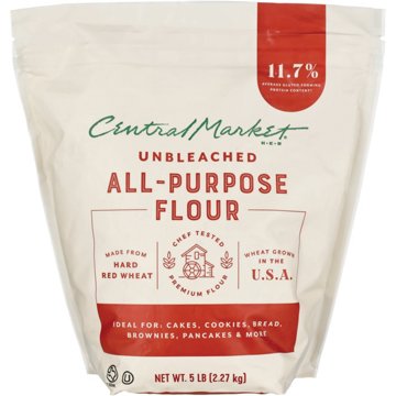 Central Market Unbleached All-Purpose Flour, 5 lbs