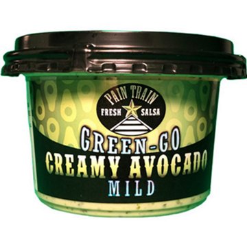 Pain Train Fresh Green-Go Creamy Avocado Salsa - Mild, 12 oz