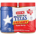 H-E-B Made in Texas Creamy Peanut Butter – Texas-Size Pack Twin Pack, 40 oz each
