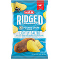 H-E-B Ridged Potato Chips - Lightly Salted, Party Size, 14 oz