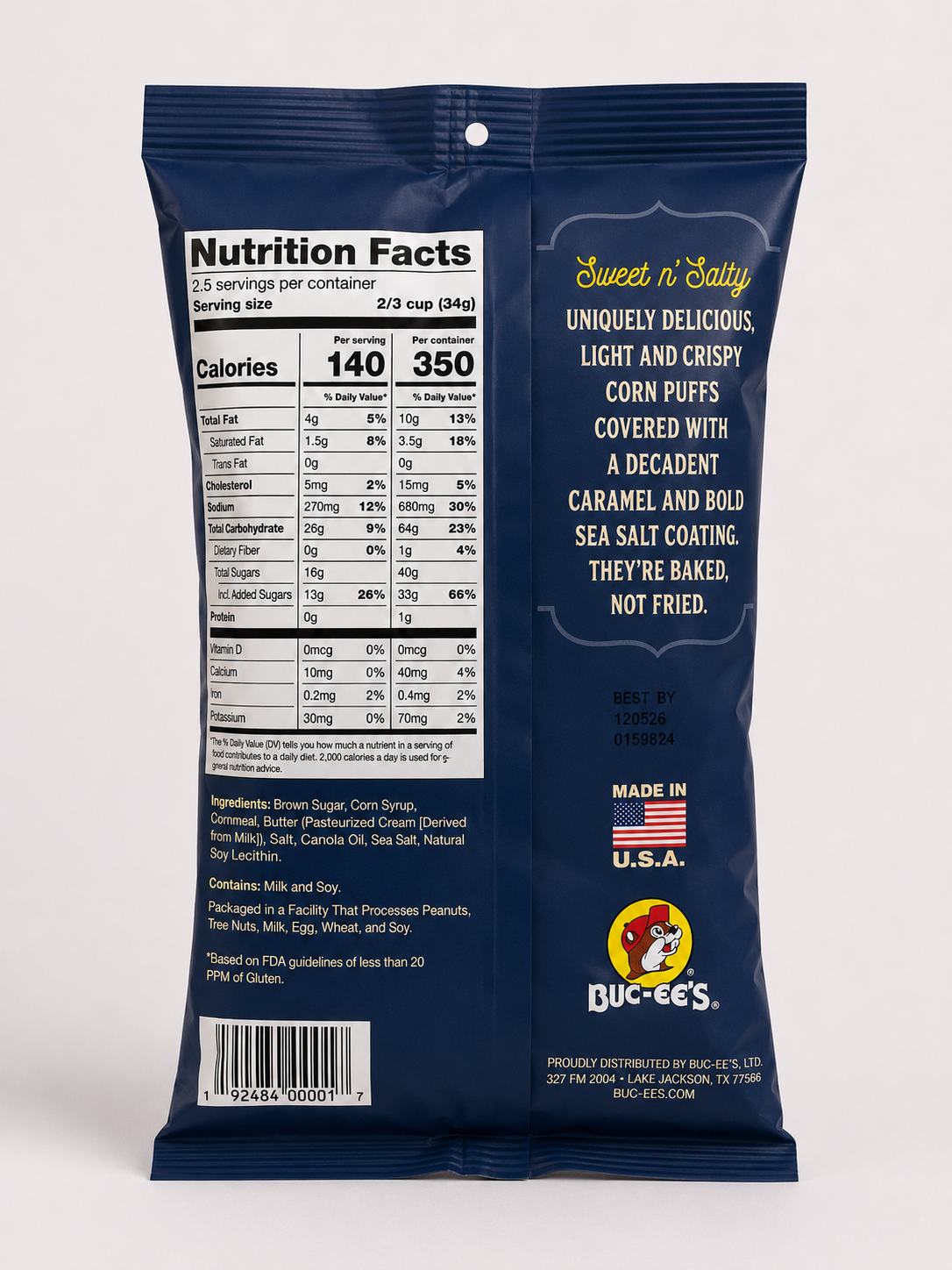 Buc-ee's Beaver Nuggets Sea Salted Caramel
