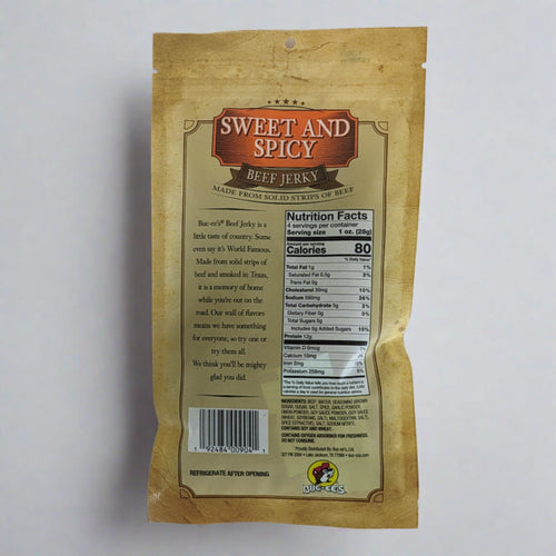 Buc-ee's Sweet & Spicy Beef Jerky